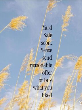 Reasonable Offers Welcome NOT FOR SALE